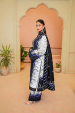 Sahfa Dhoop Kinara Printed Khaddar Unstitched 3Pc Suit SK-03 Lajward