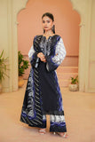 Sahfa Dhoop Kinara Printed Khaddar Unstitched 3Pc Suit SK-03 Lajward