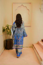 Sahfa Dhoop Kinara Printed Khaddar Unstitched 3Pc Suit SK-06 Nakhlistan