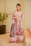 Sahfa Dhoop Kinara Printed Khaddar Unstitched 3Pc Suit SK-10 Ambi