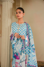 Sahfa Dhoop Kinara Printed Khaddar Unstitched 3Pc Suit SK-11 Parwaaz