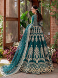 Akbar Aslam Mastani Unstitched Embroidered Raw Silk 3Pc Suit - JAHANARA