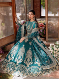 Akbar Aslam Mastani Unstitched Embroidered Raw Silk 3Pc Suit - JAHANARA