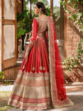 Akbar Aslam Mastani Unstitched Embroidered Raw Silk 3Pc Suit - NAWAZISH