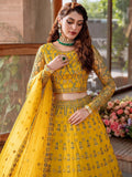 Akbar Aslam Mastani Unstitched Embroidered Net 3Pc Suit - SHEHERNAZ