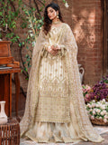 Akbar Aslam Mastani Unstitched Embroidered Net 3Pc Suit - MEHRUNISA