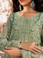 Akbar Aslam Mastani Unstitched Embroidered Organza 3Pc Suit - RIWAYAT