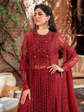 Akbar Aslam Mastani Unstitched Embroidered Net 3Pc Suit - GUL MOHR