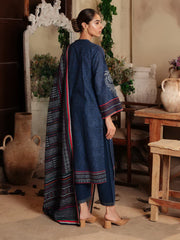Sahar Fall Winter Unstitched Printed Khaddar 3Pc Suit SKWP-V2-23-01