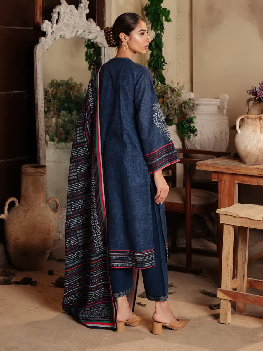 Sahar Fall Winter Unstitched Printed Khaddar 3Pc Suit SKWP-V2-23-01