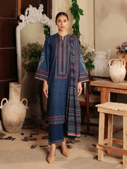 Sahar Fall Winter Unstitched Printed Khaddar 3Pc Suit SKWP-V2-23-01