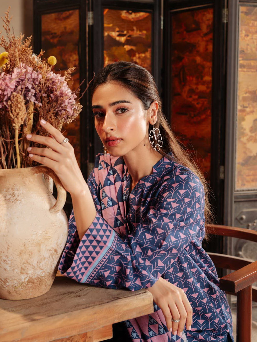 Sahar Fall Winter Unstitched Printed Khaddar 3Pc Suit SKWP-V2-23-04