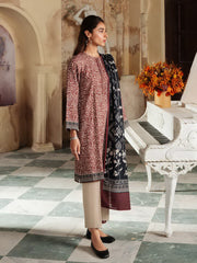 Sahar Fall Winter Unstitched Printed Khaddar 3Pc Suit SKWP-V2-23-06