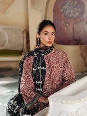 Sahar Fall Winter Unstitched Printed Khaddar 3Pc Suit SKWP-V2-23-06