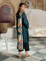 Sahar Fall Winter Unstitched Printed Khaddar 3Pc Suit SKWP-V2-23-07