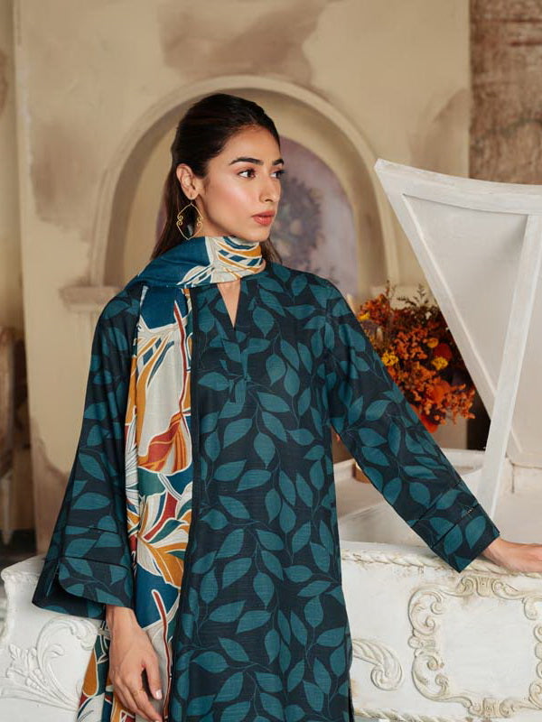 Sahar Fall Winter Unstitched Printed Khaddar 3Pc Suit SKWP-V2-23-07