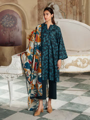 Sahar Fall Winter Unstitched Printed Khaddar 3Pc Suit SKWP-V2-23-07