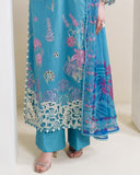 Neeshay Whispers of Summer Embroidered Lawn Unstitched 3Pc Suit - SKYLA