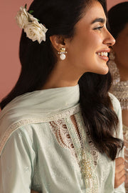 Cross Stitch Premium Embroidered Lawn Unstitched 3Pc Suit - SKY WHISPER