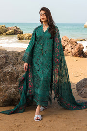Serene Premium Hania Luxury Lawn Unstitched 3Pc Suit SL-100 Kiswa