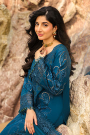 Serene Premium Hania Luxury Lawn Unstitched 3Pc Suit SL-104 Iswah