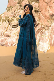 Serene Premium Hania Luxury Lawn Unstitched 3Pc Suit SL-104 Iswah