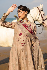 Serene Premium Hania Luxury Lawn Unstitched 3Pc Suit SL-107 Parizay