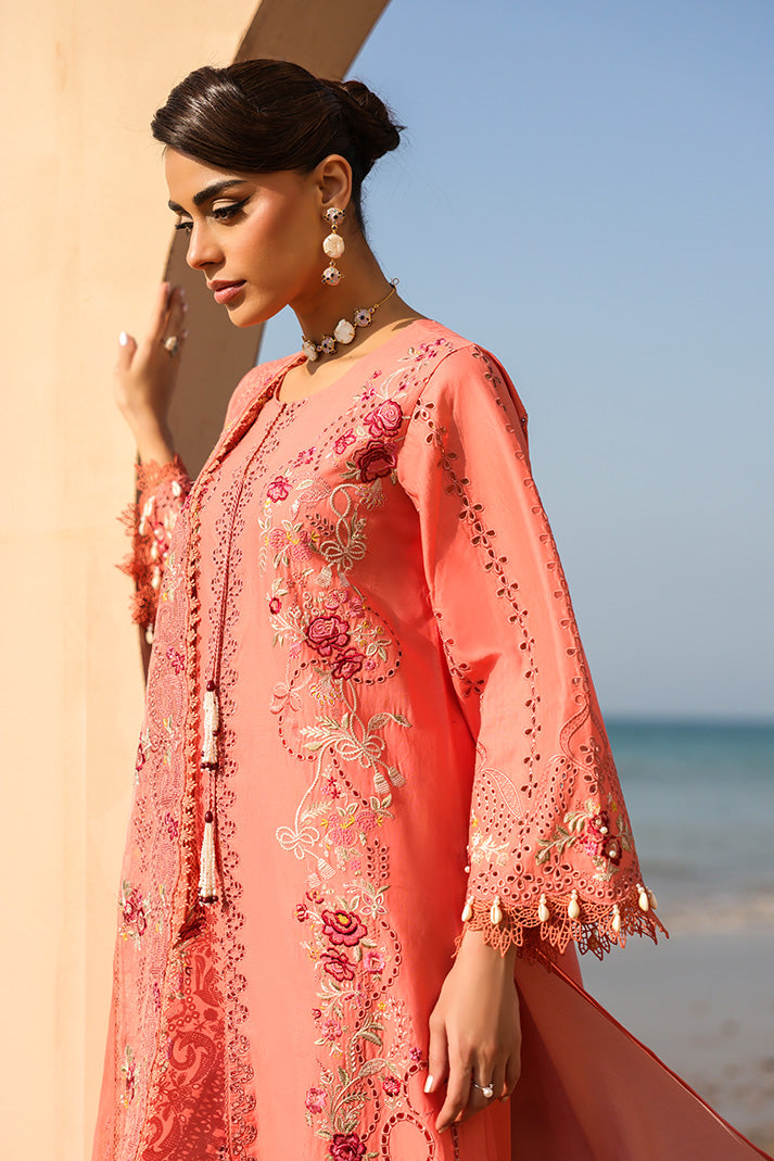 Serene Premium Hania Luxury Lawn Unstitched 3Pc Suit SL-108 Elara