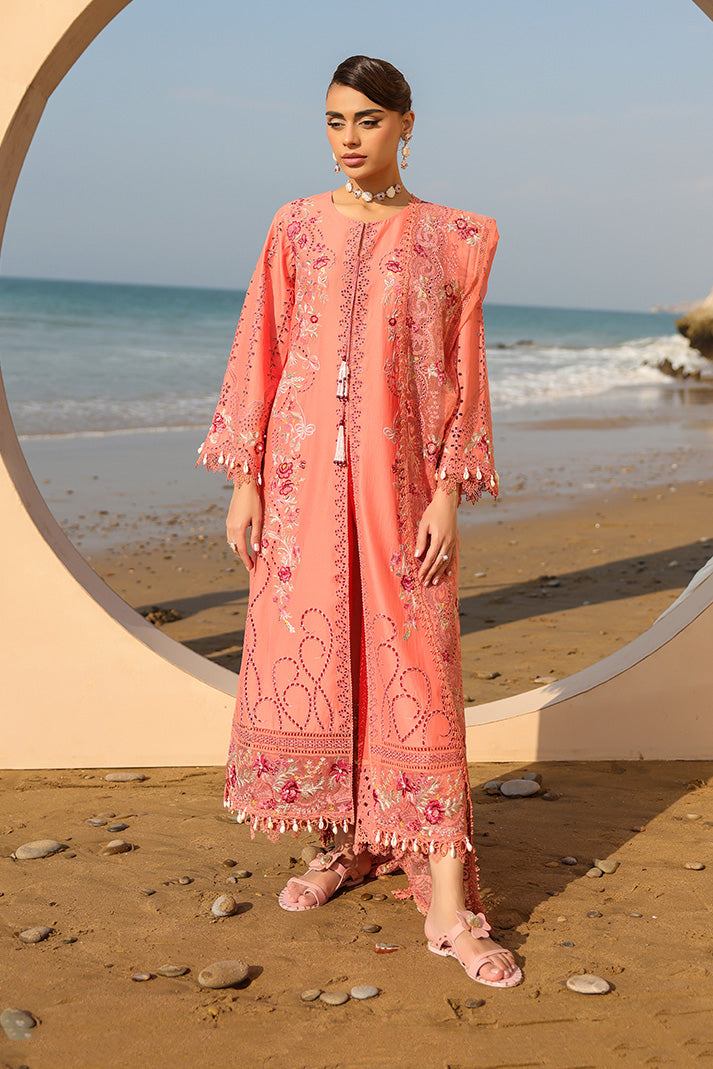 Serene Premium Hania Luxury Lawn Unstitched 3Pc Suit SL-108 Elara