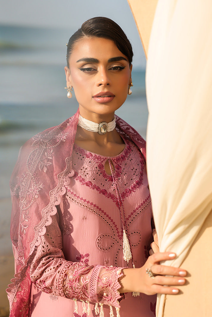 Serene Premium Hania Luxury Lawn Unstitched 3Pc Suit SL-109 Liyara