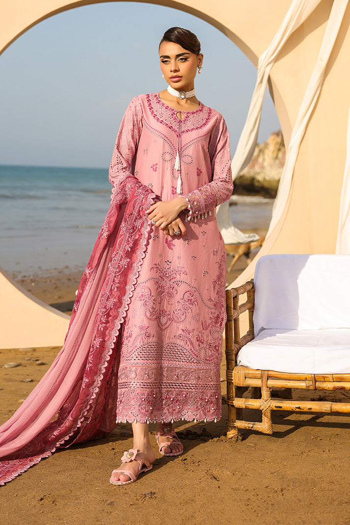 Serene Premium Hania Luxury Lawn Unstitched 3Pc Suit SL-109 Liyara