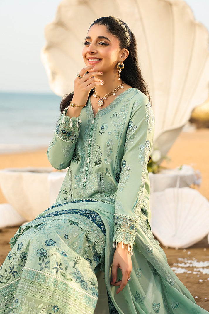 Serene Premium Hania Luxury Lawn Unstitched 3Pc Suit SL-111 Naira
