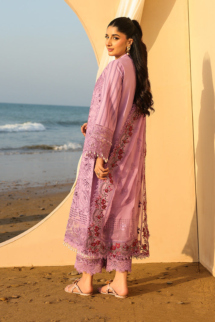 Serene Premium Hania Luxury Lawn Unstitched 3Pc Suit SL-112 Amara