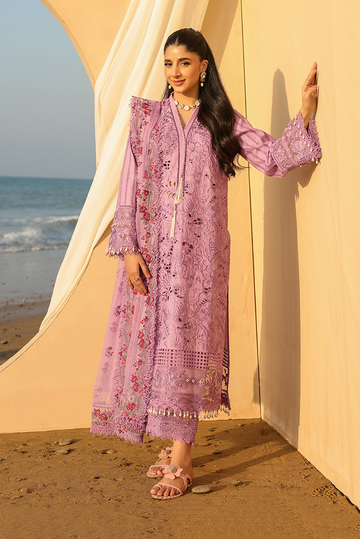 Serene Premium Hania Luxury Lawn Unstitched 3Pc Suit SL-112 Amara