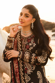 Serene Premium Hania Luxury Lawn Unstitched 3Pc Suit SL-114 Zaria