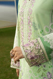 Serene Premium Dahlia Lawn Unstitched 3Pc Suit SL-117 Mint Blossom
