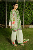 Serene Premium Dahlia Lawn Unstitched 3Pc Suit SL-122 Olive Jardin