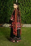 Serene Premium Dahlia Lawn Unstitched 3Pc Suit SL-123 Noir Rouge