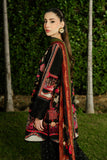 Serene Premium Dahlia Lawn Unstitched 3Pc Suit SL-123 Noir Rouge
