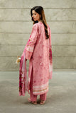 Serene Premium Dahlia Lawn Unstitched 3Pc Suit SL-124 Rose Petal