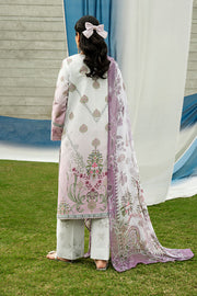 Serene Premium Dahlia Lawn Unstitched 3Pc Suit SL-125 Lavender Mist