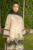Serene Premium Dahlia Embroidered Lawn Pret 3Pc Suit SL-130 Sand Noir