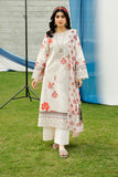 Serene Premium Dahlia Embroidered Lawn Pret 3Pc Suit SL-131 Pearl Blossom