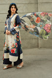 Serene Premium Dahlia Embroidered Lawn Pret 3Pc Suit SL-132 Midnight Bloom