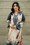 Serene Premium Dahlia Embroidered Lawn Pret 3Pc Suit SL-132 Midnight Bloom