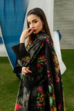 Serene Premium Dahlia Embroidered Lawn Pret 3Pc Suit SL-141 Noir Botanica