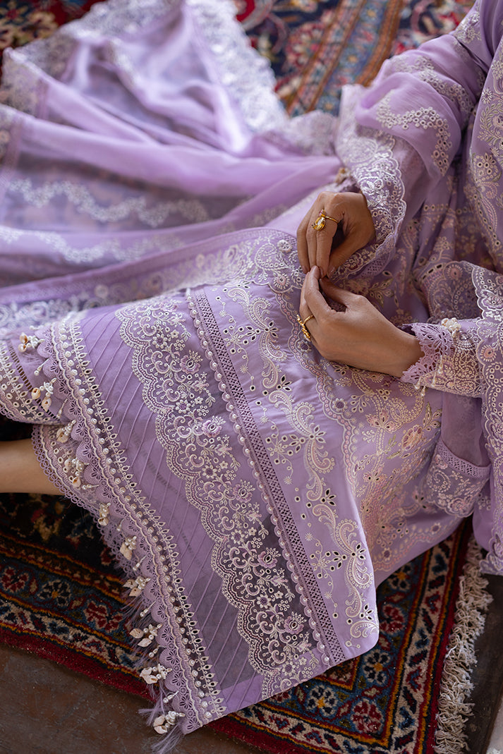 Serene Premium Maya Luxury Lawn Unstitched 3Pc Suit SL-147 Aleena