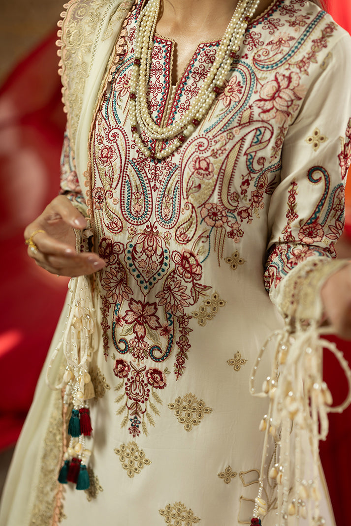 Serene Premium Maya Luxury Lawn Unstitched 3Pc Suit SL-150 Areeba