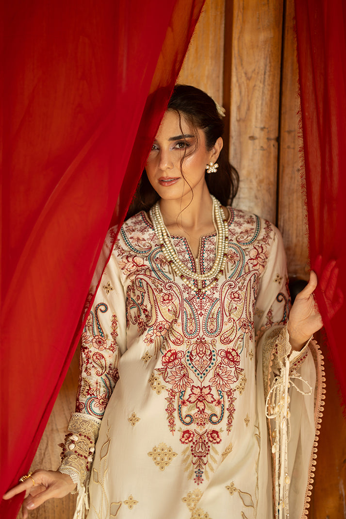 Serene Premium Maya Luxury Lawn Unstitched 3Pc Suit SL-150 Areeba