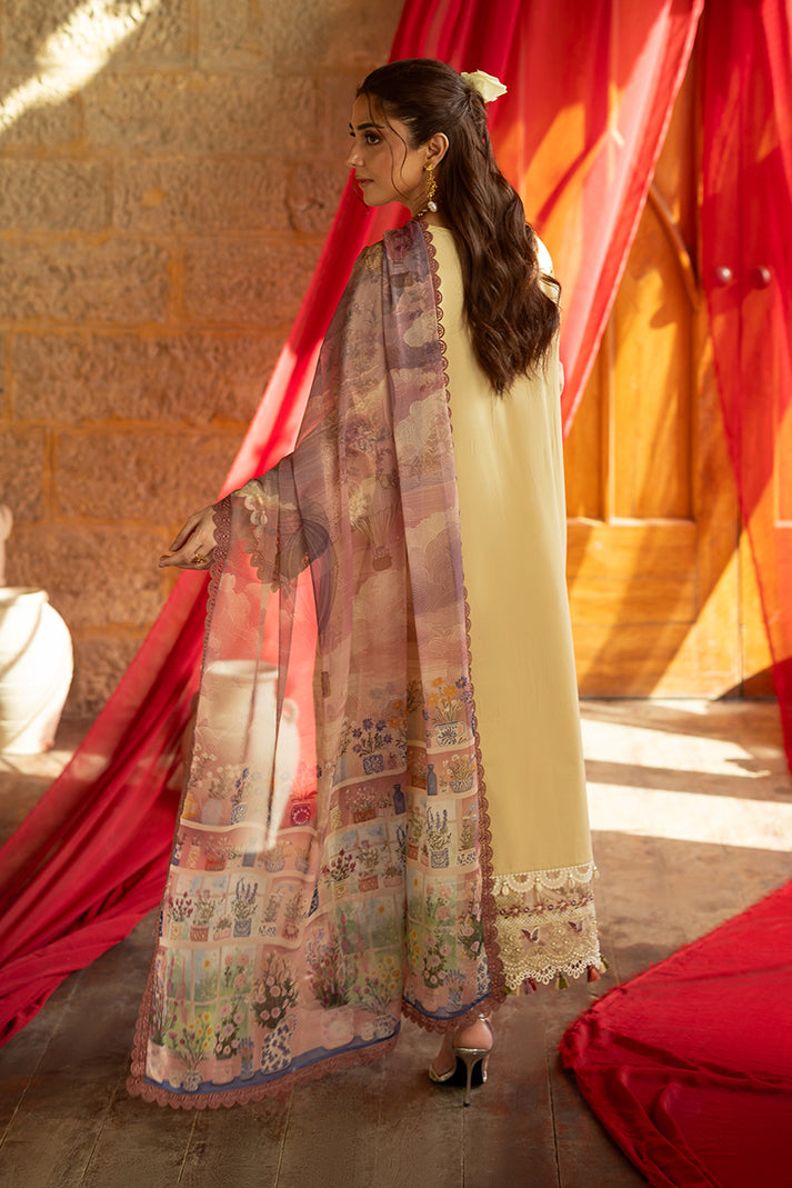 Serene Premium Maya Luxury Lawn Unstitched 3Pc Suit SL-151 Nael
